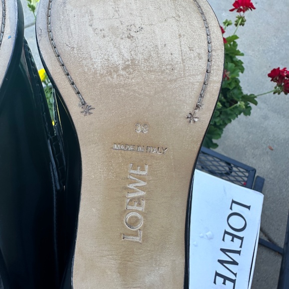 Loewe Black Patent Leather Loafers - Picture 8 of 13